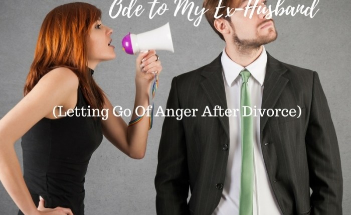 Ode To My Ex-Husband (Letting Go Of Anger After Divorce)